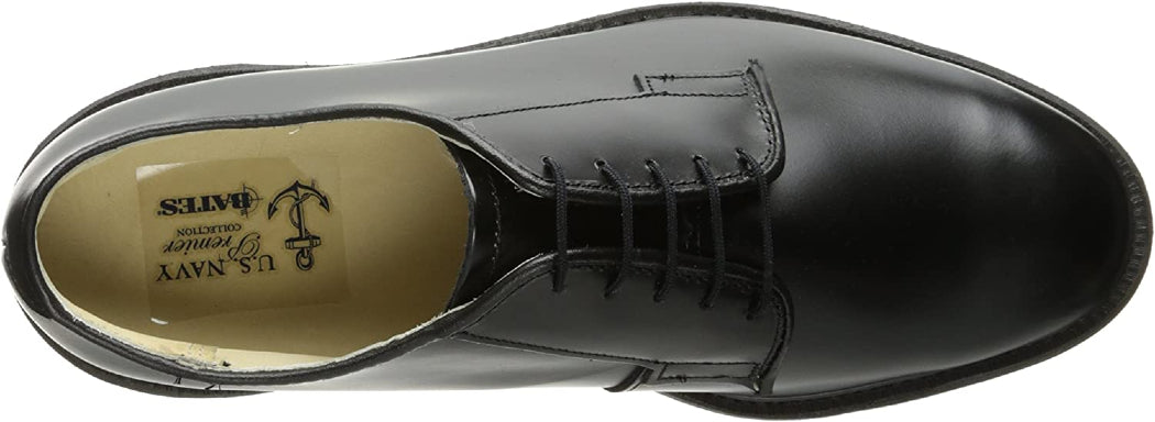 Bates 01208 Mens Premium Leather Uniform Oxford with Leather Sole Shoe