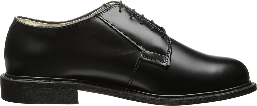 Bates 01208 Mens Premium Leather Uniform Oxford with Leather Sole Shoe