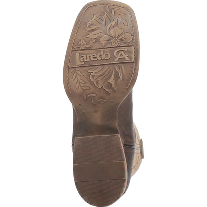 Laredo Delaney L5946 Women’s Dark Brown Leather Western Boots