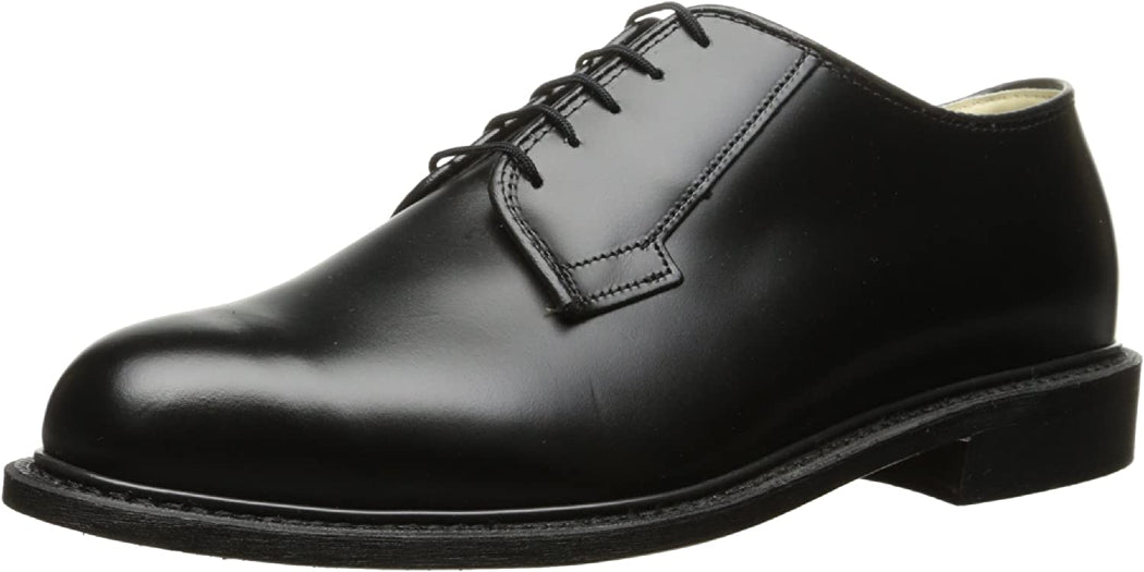 Bates 01208 Mens Premium Leather Uniform Oxford with Leather Sole Shoe