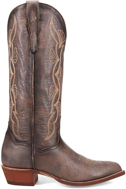 Dan Post Sunrise Canyon DP7031 Women’s Grey Pointed Toe Pull-On Western Casual Boots