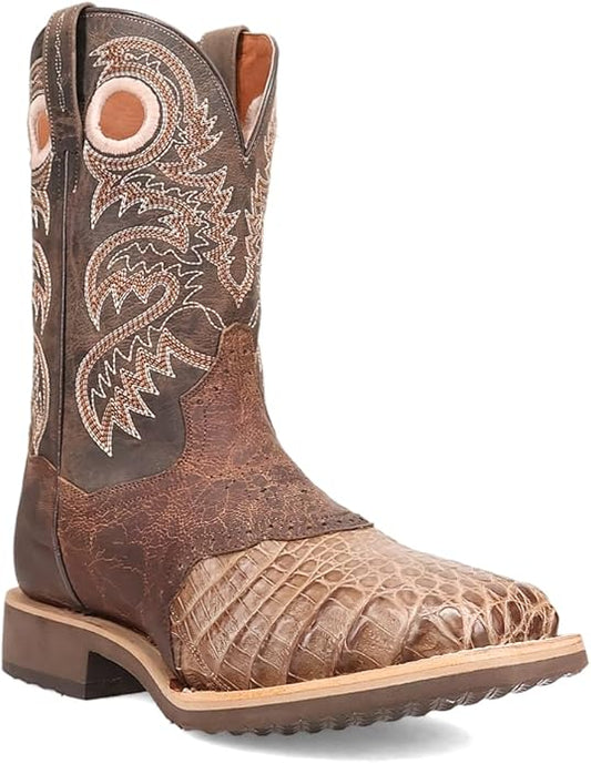 Dan Post Egan DP5181 Men’s Premium Embroidered Square Toe Dress Boots