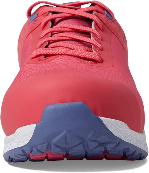 Timberland PRO TB0A5UDU-661 Women's Overdrive Composite Safety Toe Pink White Yellow Work Sneakers