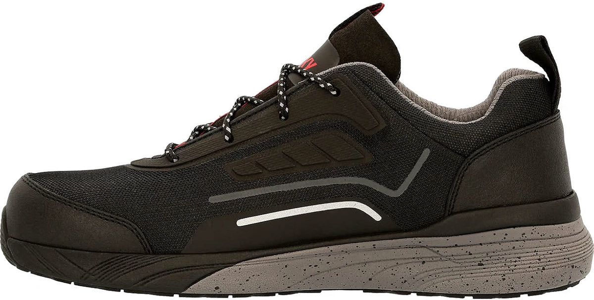 Rocky RKK0348 Men's Industrial Athletix Lo-Top Composite Toe Black Work Shoes