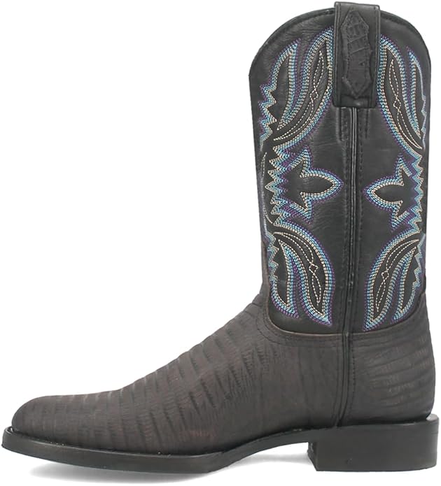 Dingo – Men’s Saw Buck Western Boot – DI140 – Black – Classic Cowboy Style