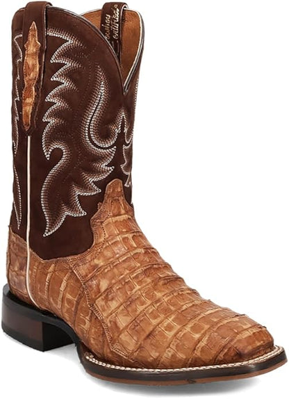 Dan Post Leon DP5015 Men’s Embroidered Square Toe Cowboy Dress Boots