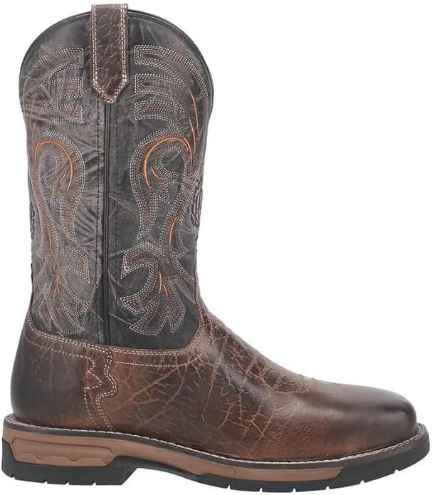Laredo Hawke L6920 Men’s Square Toe Boot – Brown/Black