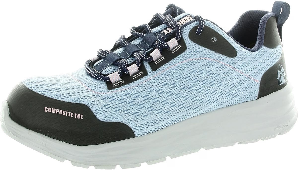 Rocky RKK428ZA Women's V-Lite Lace-Up Nano Comp Light Blue Work Shoes