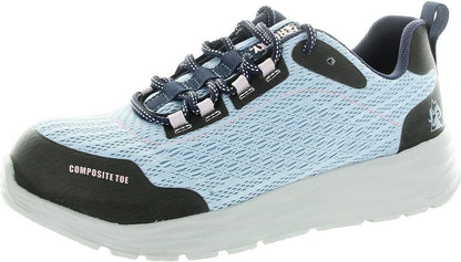 Rocky RKK428ZA Women's V-Lite Lace-Up Nano Comp Light Blue Work Shoes