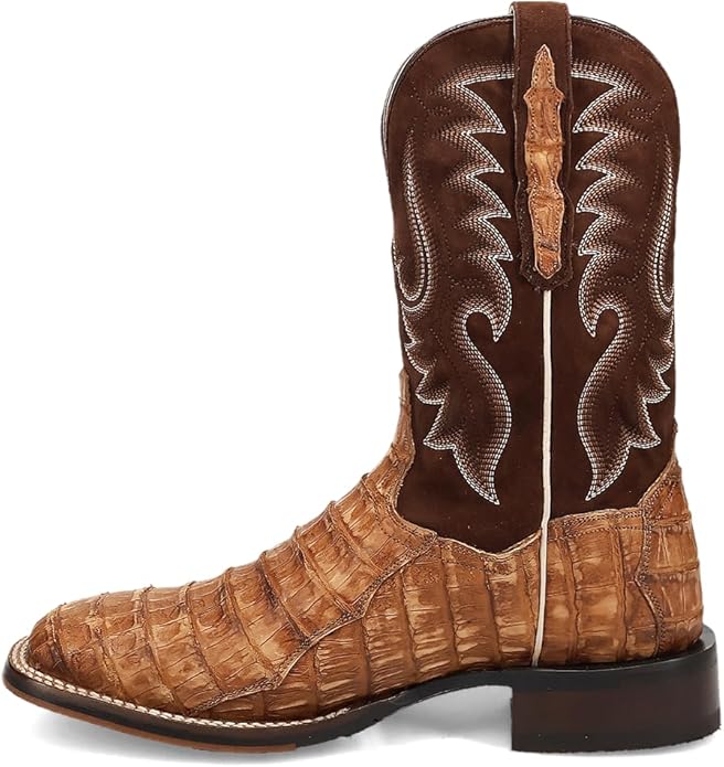 Dan Post Leon DP5015 Men’s Embroidered Square Toe Cowboy Dress Boots