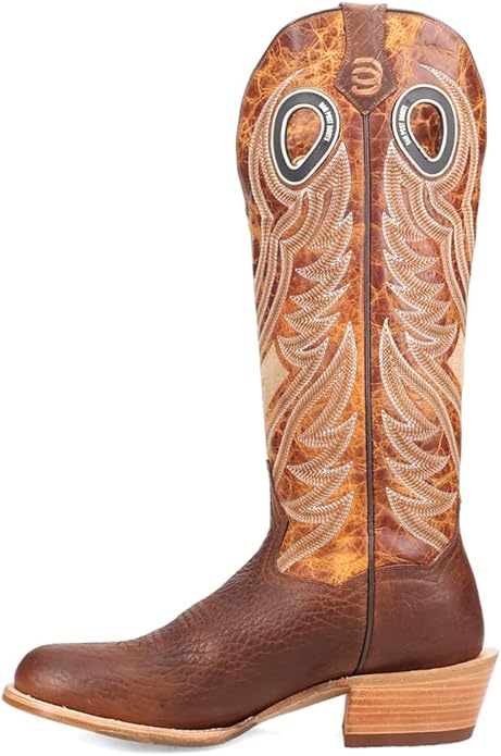 Dan Post Ranked DP5196 Men’s Bison Embroidered Round Toe Western Boots