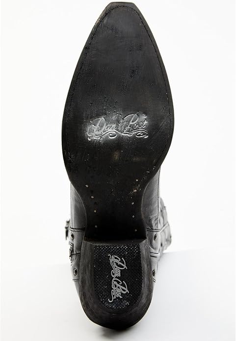 Dan Post Daredevil MFDP4353 Women's 15" Black Snip Toe Western Boots