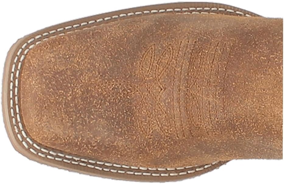 Laredo – Men’s Chet Embroidered Square Toe Casual Boots – 7731 – Brown Rust – Mid Calf Western Style