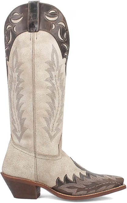 Laredo L52224 Women's Paige Off White Western Boots