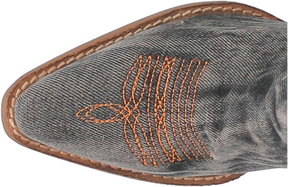 Dingo Texas Tornado Di943-BLA Women’s Embroidered Snip Toe Western Casual Boots-Black