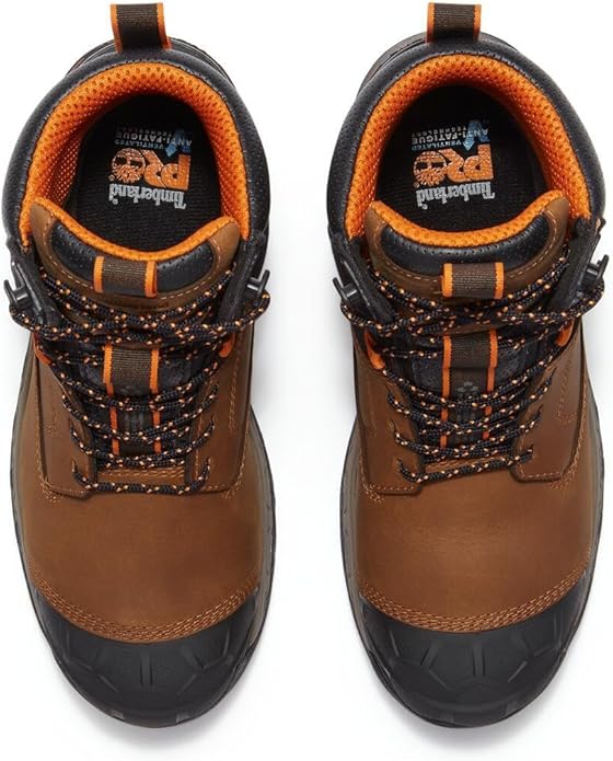 Timberland PRO Men's Boondock Ultralight 6" Soft Toe Waterproof Work Boots (TB0A648BEM8)