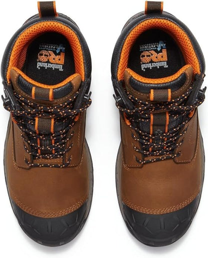 Timberland PRO Men's Boondock Ultralight 6" Soft Toe Waterproof Work Boots (TB0A648BEM8)