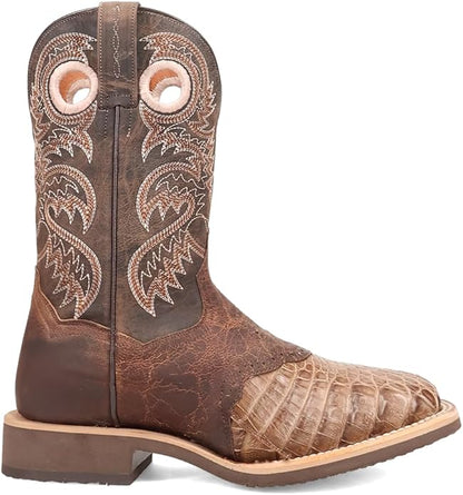 Dan Post Egan DP5181 Men’s Premium Embroidered Square Toe Dress Boots
