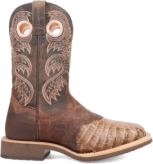 Dan Post Egan DP5181 Men’s Premium Embroidered Square Toe Dress Boots