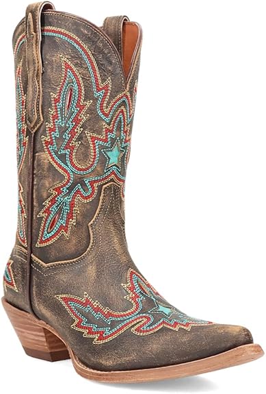 Dan Post Starbright DP7066 Women’s Leather Western Boots