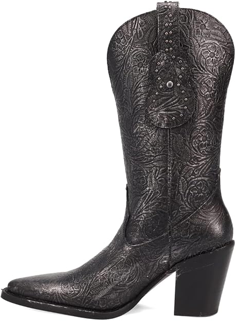 Dingo Di2241-BLA Women’s RDingo Women’s Rhythm N' Blues  Black Leather Western Boots – Cowgirl Bootshythm N' Blues DI2241-BLA Black Leather Western Boots – Cowgirl Boots