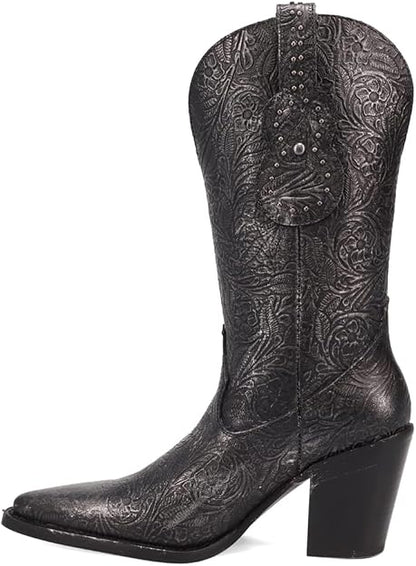 Dingo Di2241-BLA Women’s RDingo Women’s Rhythm N' Blues  Black Leather Western Boots – Cowgirl Bootshythm N' Blues DI2241-BLA Black Leather Western Boots – Cowgirl Boots