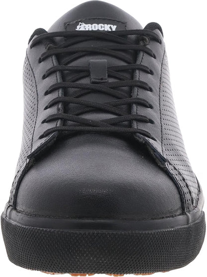 Rocky RKK404ZA Men's Skate Low Nano Comp Toe Black White Work Shoes