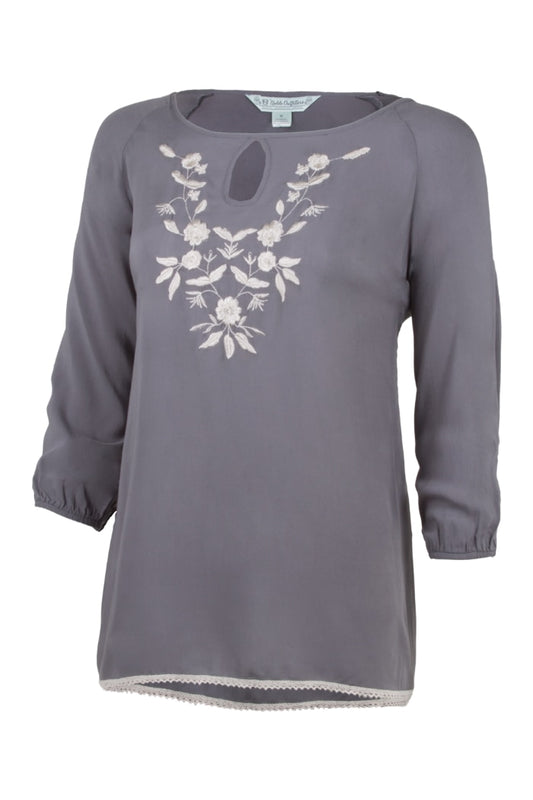 Noble Outfitters 21026-031 Womens Jolene Peasant Top Shirt