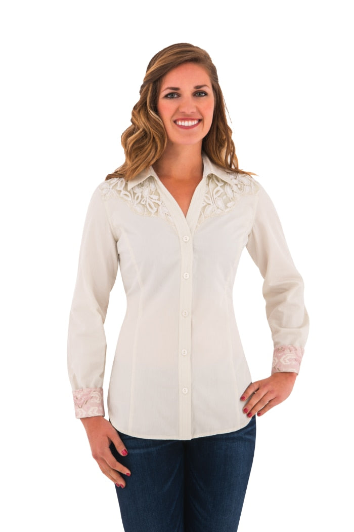 Noble Outfitters 21005-101 Womens Bluegrass Button Lace Shirt