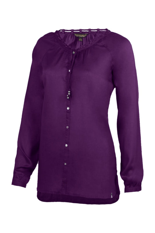 Noble Outfitters 21021-635 Womens Charmer Peasant Top Shirt