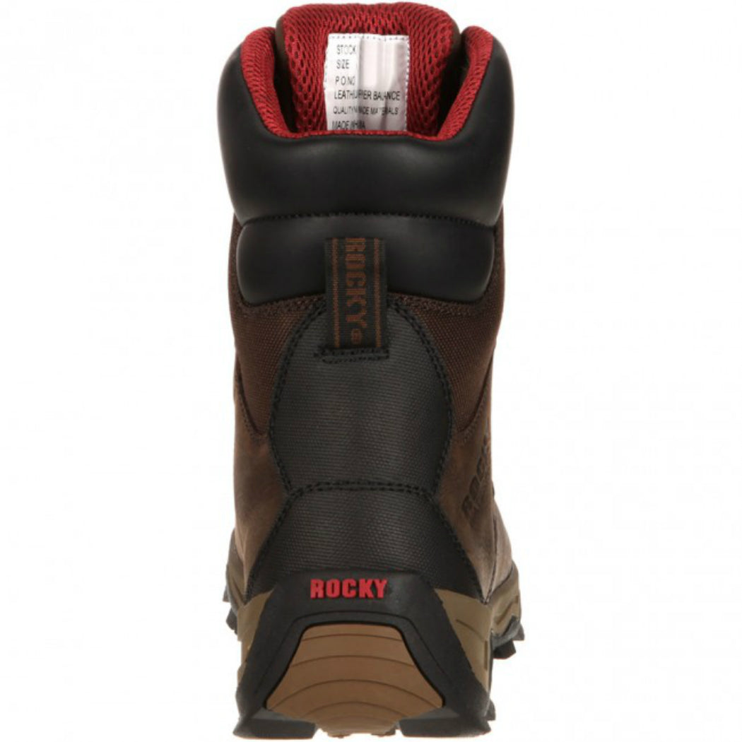 Rocky RKK0118 Mens 8" Retraction Waterproof Slip-Resistant Lugged Outsole Work Boot