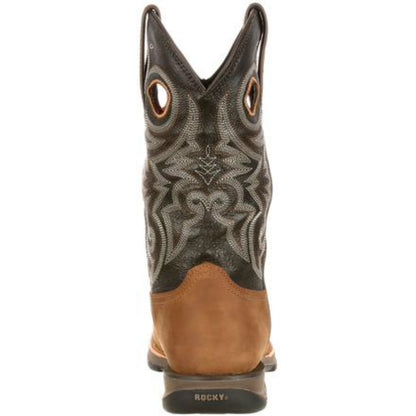 Rocky RKW0156 Mens 11" Lt Composite Toe Waterproof Saddle Western Boot