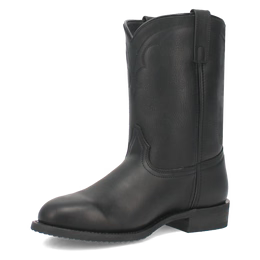Laredo L70003 Men's Vaughn  10-Inch Roper Boots - Black