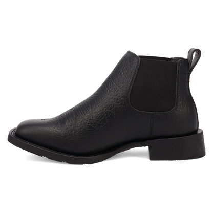 Laredo L70008  Men's Devin Black Leather Western Ankle Boots