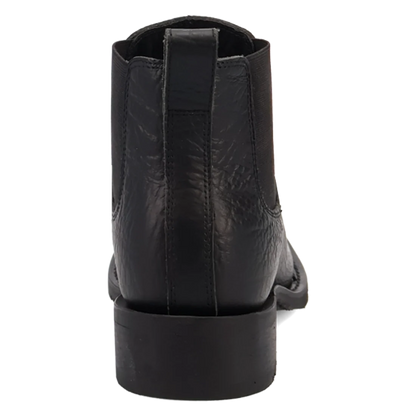 Laredo L70008  Men's Devin Black Leather Western Ankle Boots