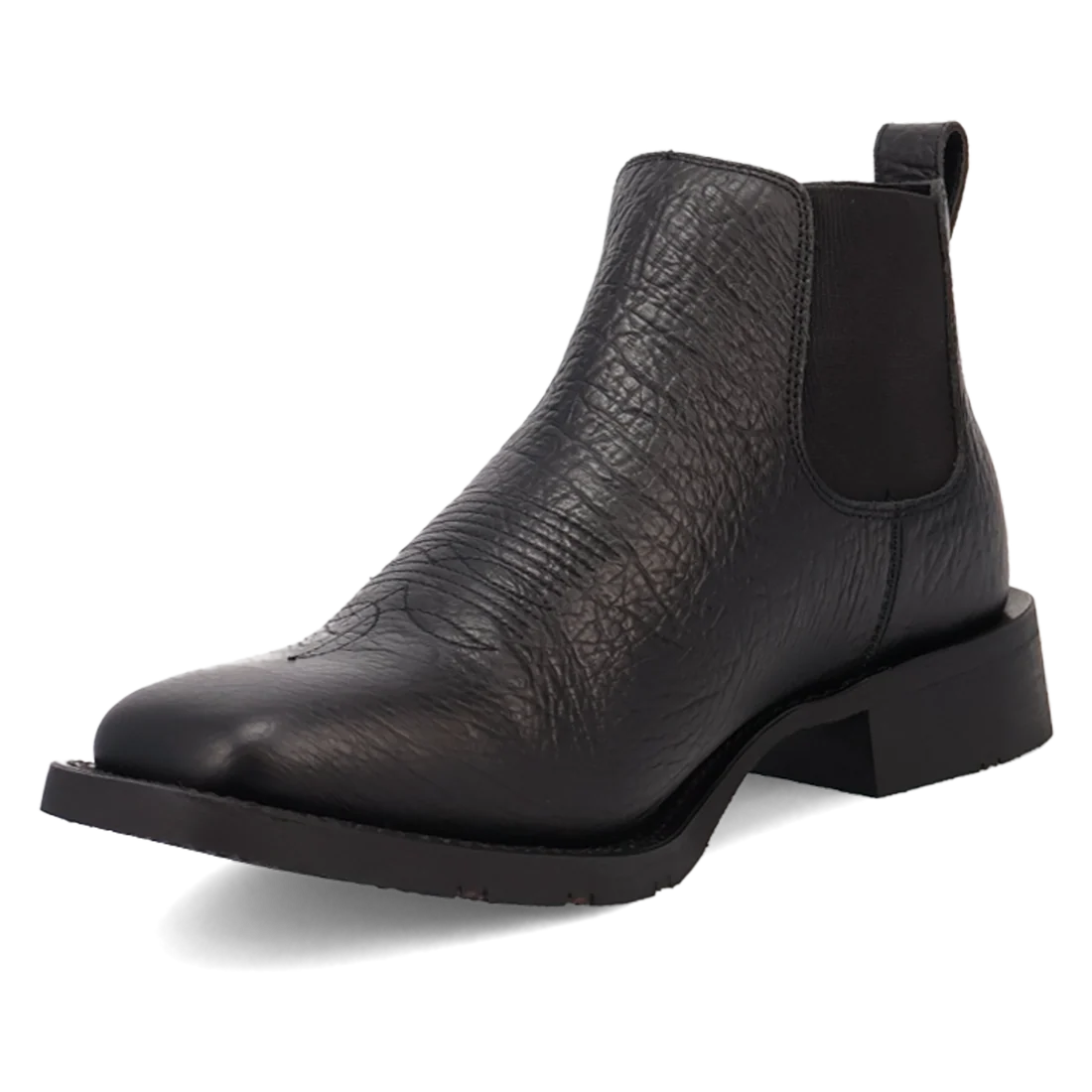 Laredo L70008  Men's Devin Black Leather Western Ankle Boots