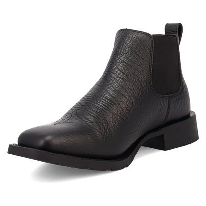 Laredo L70008  Men's Devin Black Leather Western Ankle Boots