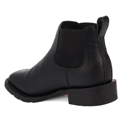 Laredo L70008  Men's Devin Black Leather Western Ankle Boots