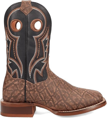 Dan Post Elephant Print DP5183 Men’s Broad Square Toe Western Boots