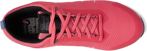 Timberland PRO TB0A5UDU-661 Women's Overdrive Composite Safety Toe Pink White Yellow Work Sneakers