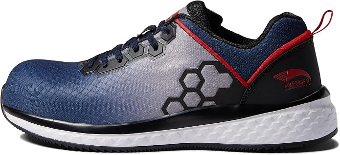 Avenger A1870 Men's Fusion EH Blue Grey Work Shoes