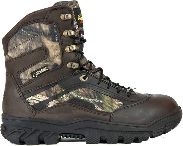 Thorogood 863-4200 Men's Veracity GTX 8" Waterproof Hunting Boot, Brown/Mossy Oak