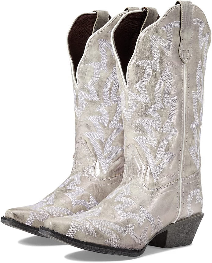 Laredo L52401 Women's Fancy Sky Blue Studded Western Boots