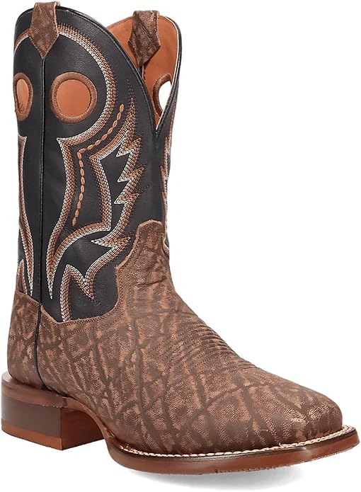 Dan Post Elephant Print DP5183 Men’s Broad Square Toe Western Boots