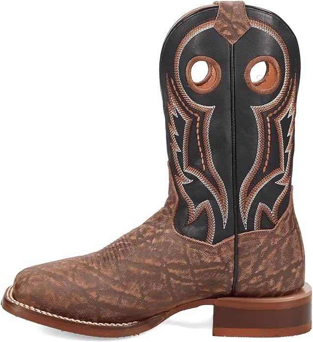 Dan Post Elephant Print DP5183 Men’s Broad Square Toe Western Boots
