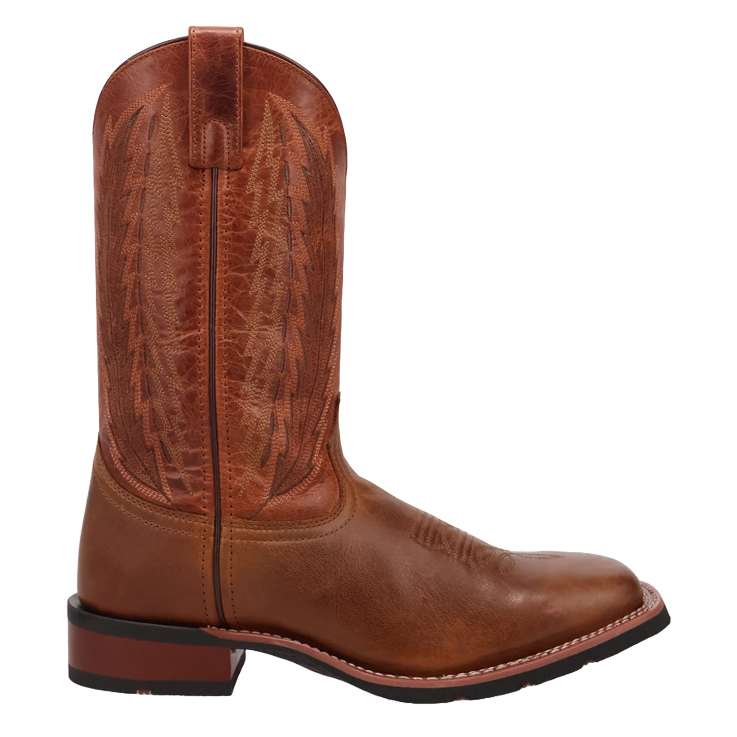 Laredo Tulane L8013 Men’s Tan & Brown Leather Western Boots