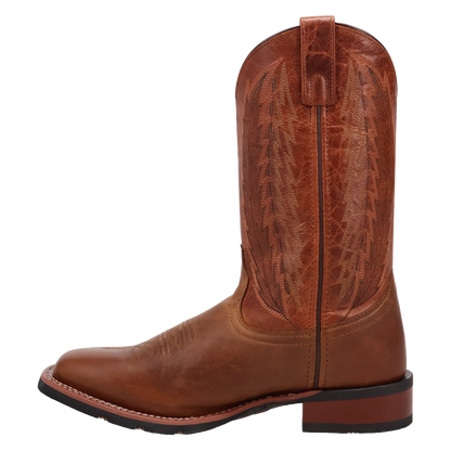 Laredo Tulane L8013 Men’s Tan & Brown Leather Western Boots
