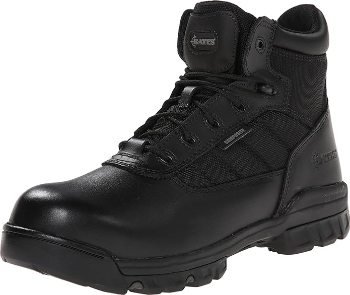 Bates Tactical Sport TS1 2264 Men’s 5" Composite Toe Side-Zip Duty Boot - Black