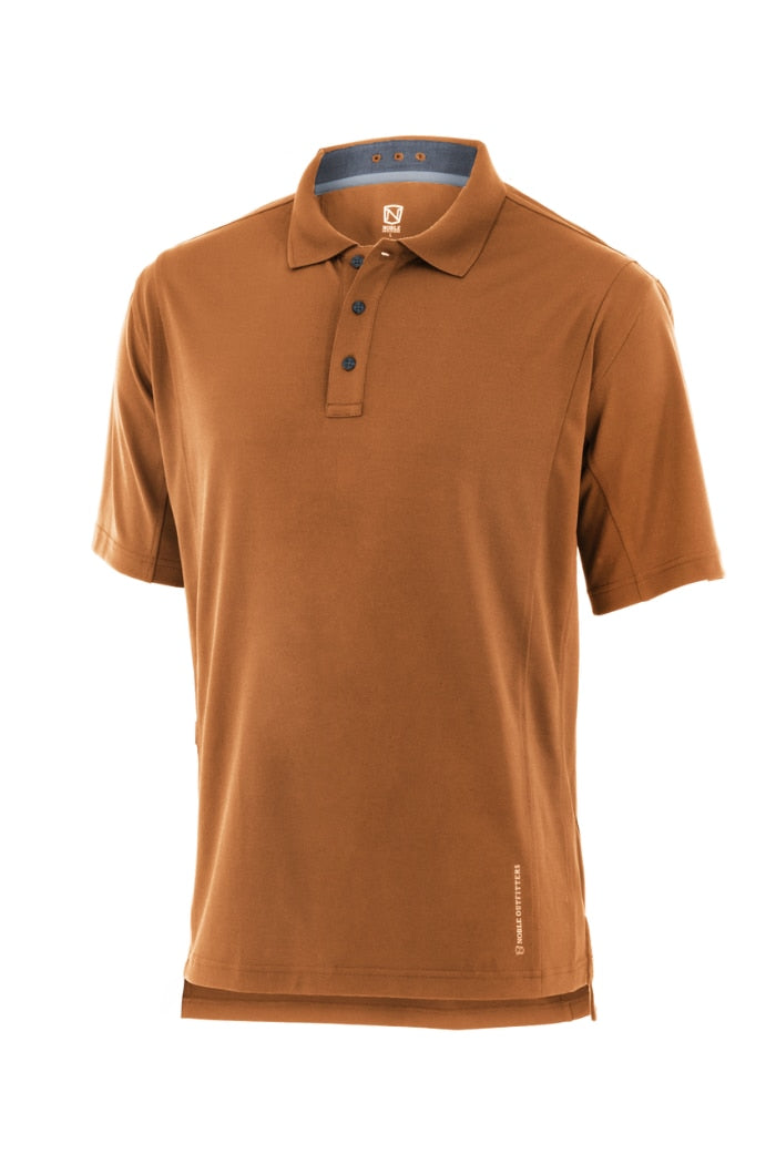 Noble Outfitters 12500-310 Mens Coolflo Performance Spice Polo Shirt