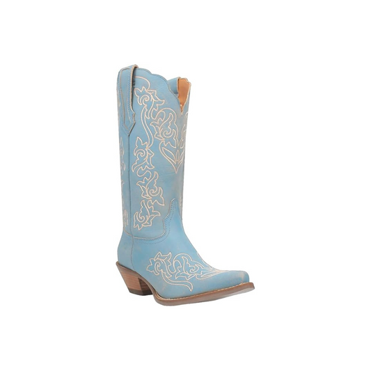 Dingo DI171 Flirty N’ Fun Women’s Snip Toe Western Boots, Blue